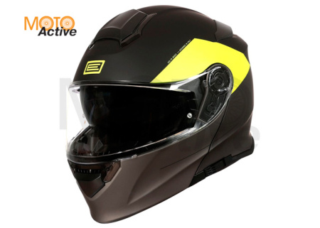 Шлем (модуляр) Origine DELTA Virgin HI-VIS, желтый/черный/титановый матовый